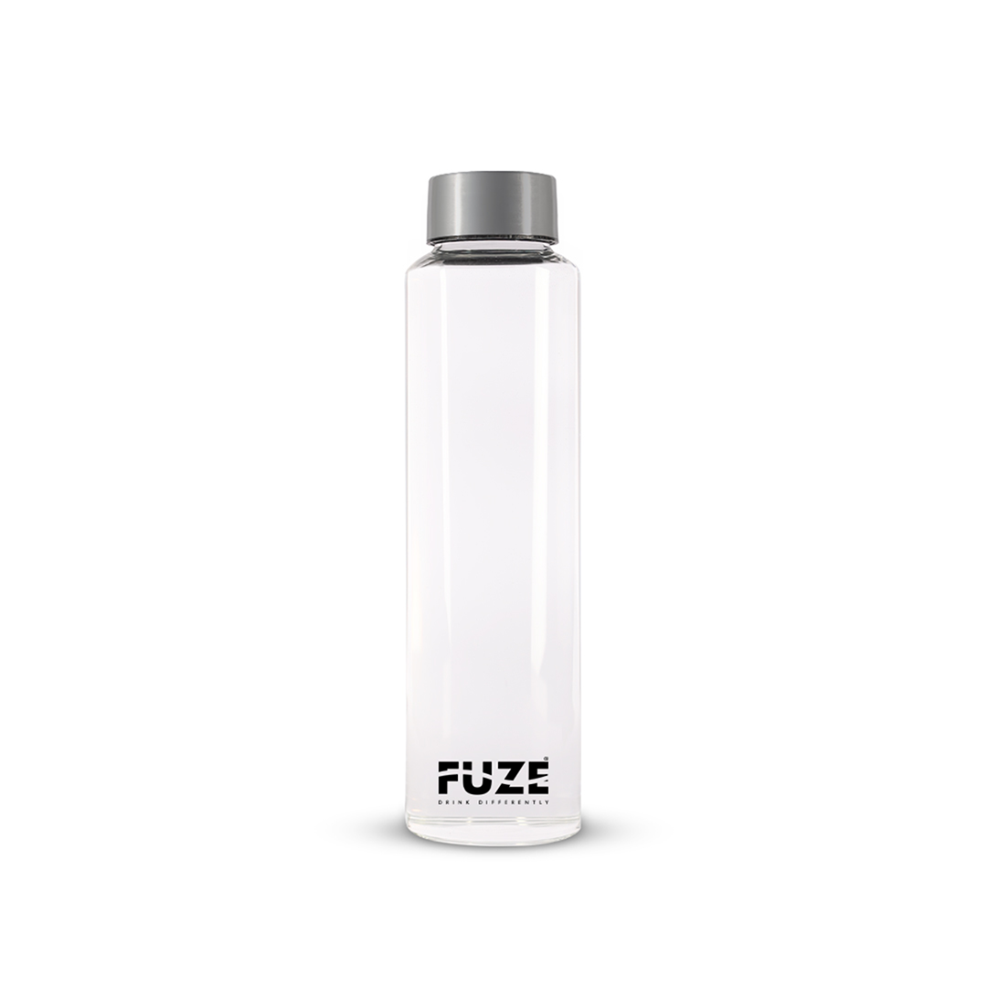 Fuzion Fridge Glass Water Bottle - 700ml