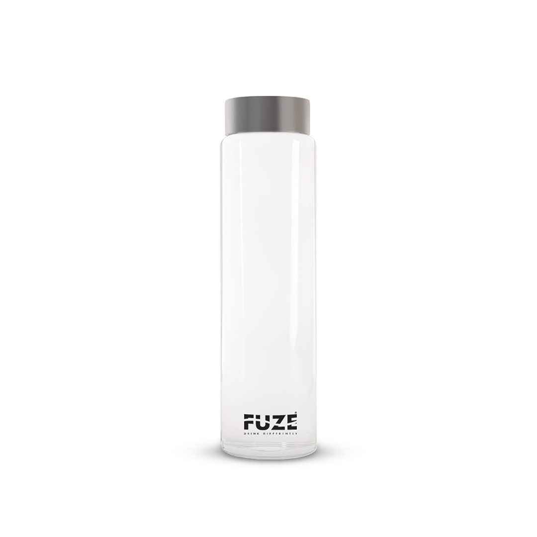 Fuzion Fridge Glass Water Bottle - 700ml